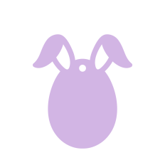 Easter Gift Tag SVG | Easter SVG | Easter Bunny SVG | Easter Egg SVG