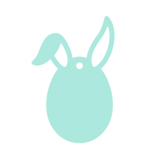 Easter Gift Tag SVG | Easter SVG | Easter Bunny SVG | Easter Egg SVG