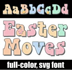 Easter Moves Color Font