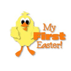 Easter, Spring, My First Easter – Cute Boy Chick Baby Easter Cut File