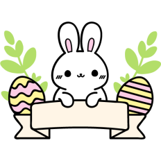 cute easter banner