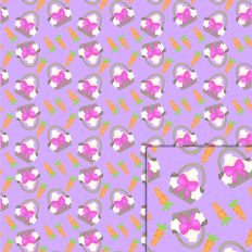 Easter Bunny Basket Digital Pattern