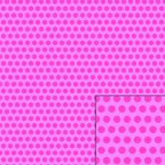 Easter Bunny Basket Pink Polka Dots Digital Pattern