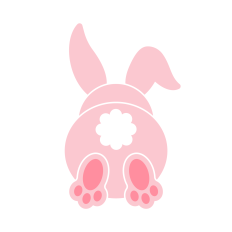 Cute Easter Bunny SVG | Easter SVG | Easter Clipart