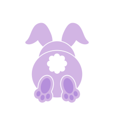 Cute Easter Bunny SVG | Easter SVG | Easter Clipart