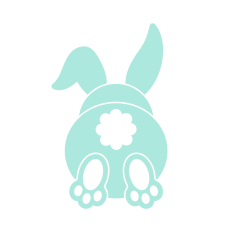 Cute Easter Bunny SVG | Easter SVG | Easter Clipart