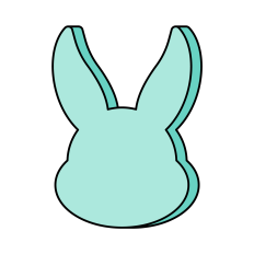 Easter Bunny SVG | Easter SVG | Easter Clipart