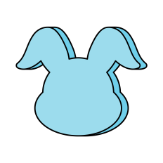 Easter Bunny SVG | Easter SVG | Easter Clipart