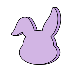Easter Bunny SVG | Easter SVG | Easter Clipart