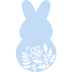 easter peep bunny floral decoration