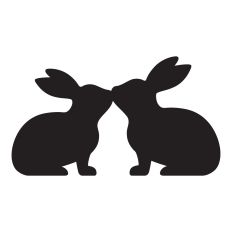 Kissing Easter Bunnies