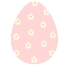 Floral Easter Egg