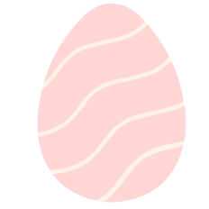 Squiggly Lined Easter Egg