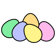 Colorful Easter Eggs