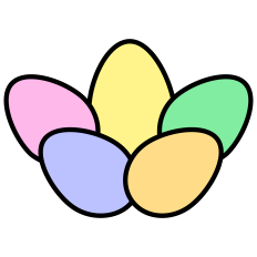 Colorful Easter Eggs
