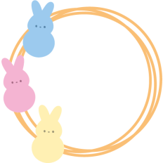easter peep frame