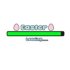 EASTER IS LOADING | EASTER SVG