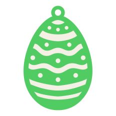 Easter egg ornament