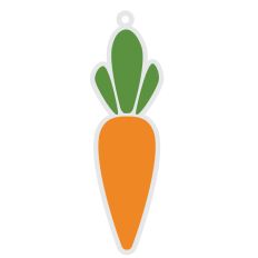 Easter carrot tag