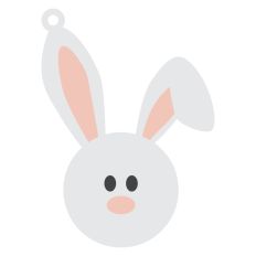Easter Bunny Tag