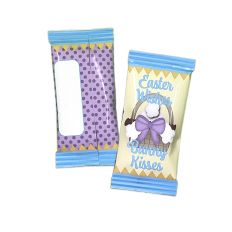 Easter Wishes Bunny Kisses Candy Bar Wrap Blue Size 2 Printable