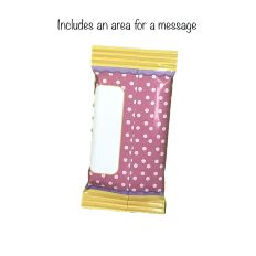Easter Wishes Bunny Kisses Candy Bar Wrap Pink  Size 2 Printable