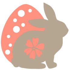 Easter Bunny with Easter Egg 