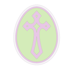 Easter Egg Cross