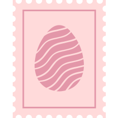Easter Bunny Silhouette Stamp