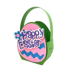 Egg Shaped Easter Basket