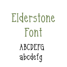 Elderstone Font, Serif Font