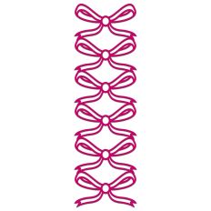 Elegant Ribbon Bow Border