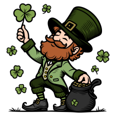  Patrick's Day Leprechaun