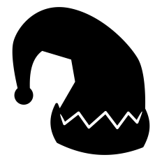 Elf Hat Silhouette