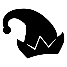 Elf Hat Silhouette