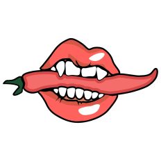 Devilish Vampire Lips - Spicy