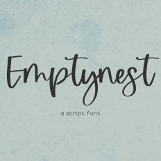 Emptynest Script Font