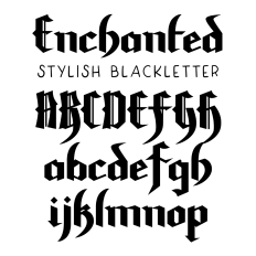 Enchanted Storybook Blackletter Font