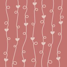 Entangled hearts red and pink printable pattern