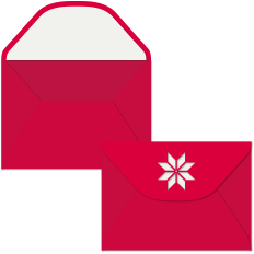 Env Nordic Snowflake Flap 5x7