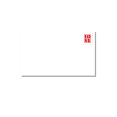 Envelope with LOVE Stamp