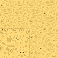 Coloring Box Colection - Printable Background