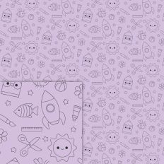 Coloring Box Colection - Printable Background