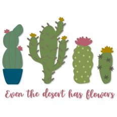 Even The Desert Has Flowers, Cactus Shirt Design