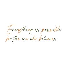 Religious Quote Everything Is Possible