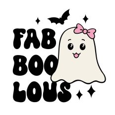 Fab Boo Lous Halloween Quote