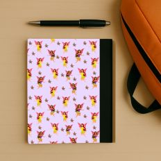 Fairies composition notebook back design