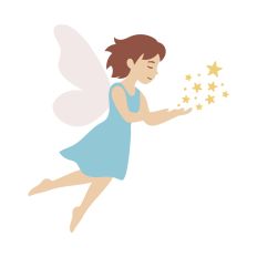 Flying Fairy with Star Magic
