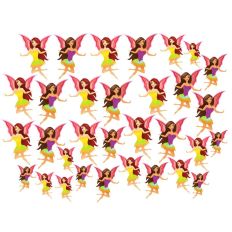 Fairies sticker sheet print and cut