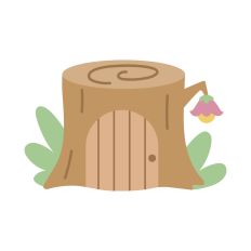 Tree Stump Fairy House